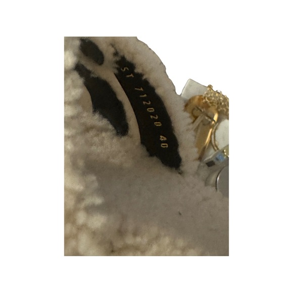 YSL Like New Tribute Shearling Flat Sandal - Picture 3 of 11